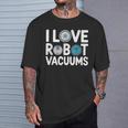 I Love ロボット掃除機 ロボット・フーバー ロボット・フーバー Tシャツ 彼への贈り物