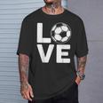 Loveoocer 愛を言うサッカー Tシャツ 彼への贈り物