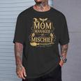 Magical Mom Manager Of Mischief Mom Mother's Day Halloween T-Shirt Gifts for Him