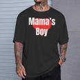 Mama's Boy おもしろグッズ服 Tシャツ 彼への贈り物