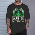 Mantis Man マンティス カマキリ 昆虫 昆虫学 男性 Tシャツ 彼への贈り物