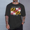 Maryland Flag 7Th Ustate 1788 Maryland Native Tシャツ 彼への贈り物