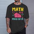 Math Is A Piece Of Pie Pi Day Nerd Mathtudent Teacher Tシャツ 彼への贈り物