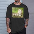 Meowl Mom With Babies Meolws Cat Owl Cute Brainrot T-Shirt Gifts for Him