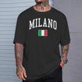 Milano Italia Flag Of Italy Classic Tシャツ 彼への贈り物