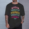 Mom Daughter Granddaughter Squad Matching Mother's Day T-Shirt Gifts for Him