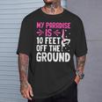 My Paradise Is 10 Feet Off The Ground 空中シルクエアリアリスト Tシャツ 彼への贈り物