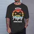 Niveau Papy Débloqué Grandpa T-Shirt Cadeaux pour lui