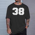 Number 38Ports Jersey Player 38 Fan Front Printarsity Tシャツ 彼への贈り物
