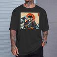 Otakuhiba Inuamurai Noir Et Tan T-Shirt Cadeaux pour lui
