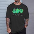 Peace Lovehenaniganst Patrick's Day Green Tie Dye Tシャツ 彼への贈り物