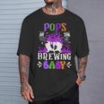 Pops Of The Brewing Baby Dad To Be Halloween T-Shirt Gifts for Him
