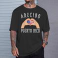 Puerto Rico Flag Heart Arecibo City Tシャツ 彼への贈り物