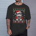 Pull De Noël Moche Loup Pour Adultes Et Enfants T-Shirt Cadeaux pour lui