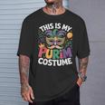 This Is My Purim Costume Jewish Holiday Mask Carnival Party T-Shirt Gifts for Him