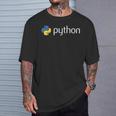 Python Programmer コンピューター デベロッパー 長袖tシャツ Tシャツ 彼への贈り物