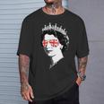 Queen Elizabeth Iiunglasses British Crown エリザベス女王 Meme Tシャツ 彼への贈り物