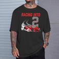 Racing Into 2Nd Birthday レースカー 2歳 幼児 男の子 Tシャツ 彼への贈り物