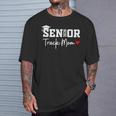 Senior 2026 Track Mom Class Of 2026 Track Team Parent Heart T-Shirt Gifts for Him