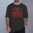 Sriracha ソース マヨ ホットチリソース おかしなルースター ソースパン Tシャツ 彼への贈り物