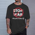 Stop Waray No To War Pleasetop Wars No War Tシャツ 彼への贈り物