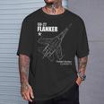 Su-27 フランカー Tシャツ 彼への贈り物