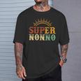 Super Nonno Retroupernonno Festa Del Papà Regalo Per Nonno Maglietta Regalos para él