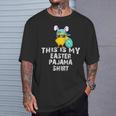 This Is My Easter パジャマシャツ 大人用 キッズ おもしろtシャツ Tシャツ 彼への贈り物