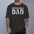 Vintage Motocross Papàport Famiglia Festa Del Papà Maglietta Regalos para él