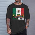 Viva Mexico ソンブレロ インディペンデンス メキシコ 国旗 メキシコ 長袖tシャツ Tシャツ 彼への贈り物