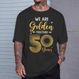 We Golden Together 50年 結婚50周年記念 結婚記念日 Tシャツ 彼への贈り物