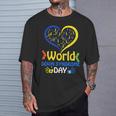 World Downyndrome Day Upport And Awareness 321 Tシャツ 彼への贈り物