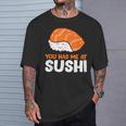 You Had Me At 寿司大好き サーモンにぎり サーモン寿司 Tシャツ 彼への贈り物