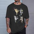 おもしろ新体操猫 Tシャツ 彼への贈り物