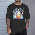 かわいいボウリングアート I キッズボウリング Tシャツ 彼への贈り物