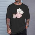 ねこぺん日和 桜 Tシャツ 彼への贈り物