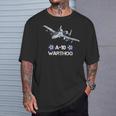 アメリカ軍の戦闘爆撃機a10 イボイノシシ 長袖tシャツ Tシャツ 彼への贈り物