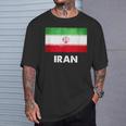 イラン国旗tシャツ Tシャツ 彼への贈り物
