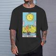 オリジナルのrider Waite Deckのムーンヴィンテージタロットカード。 長袖tシャツ Tシャツ 彼への贈り物