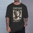 カエサル 古代ローマ ガイウス・ユリウス・カエサル ローマの歴史 Tシャツ 彼への贈り物
