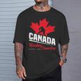 カナダホッケー メープルリーフ アイスホッケー選手 カナダ Tシャツ 彼への贈り物