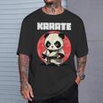 カラテカと空手パンダ Tシャツ 彼への贈り物