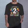 キッズ キッズ 2 歳の誕生日シャツ 男の子 幼児 2 人 2 歳の誕生日 Tシャツ 彼への贈り物