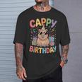キャッピー・バースデー・カピバラ愛好家 バースデー・カピバラcappy Birthday Tシャツ 彼への贈り物