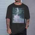 クロード・モネの睡蓮 Tシャツ 彼への贈り物