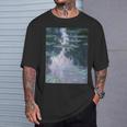 クロード・モネの睡蓮 長袖tシャツ Tシャツ 彼への贈り物