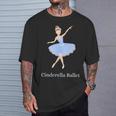 シンデレラ バレエ バレリーナ ポワント ダンサー ダンス グラフィック Tシャツ 彼への贈り物