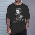 ジョルジュ・ビゼー。 フランスの作曲家。 クラッシック。 Tシャツ 彼への贈り物