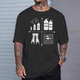 スキューバダイビングギア 水中ダイバー スキューバダイバー Tシャツ 彼への贈り物