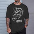 スタッフォードシャー・ブル・テリア 愛されるスタッフィー・ドッグのことわざ Tシャツ 彼への贈り物
